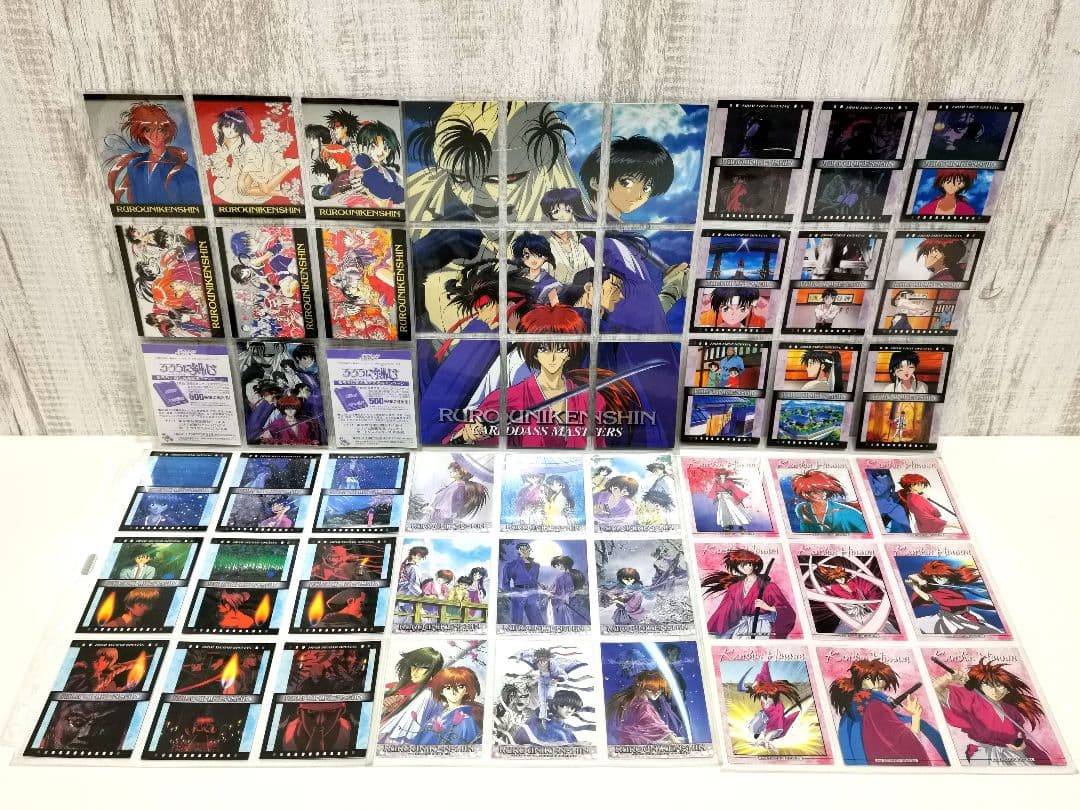 るろうに剣心 トレカ カードダスマスターズ 186種 コンプリート まとめ売り