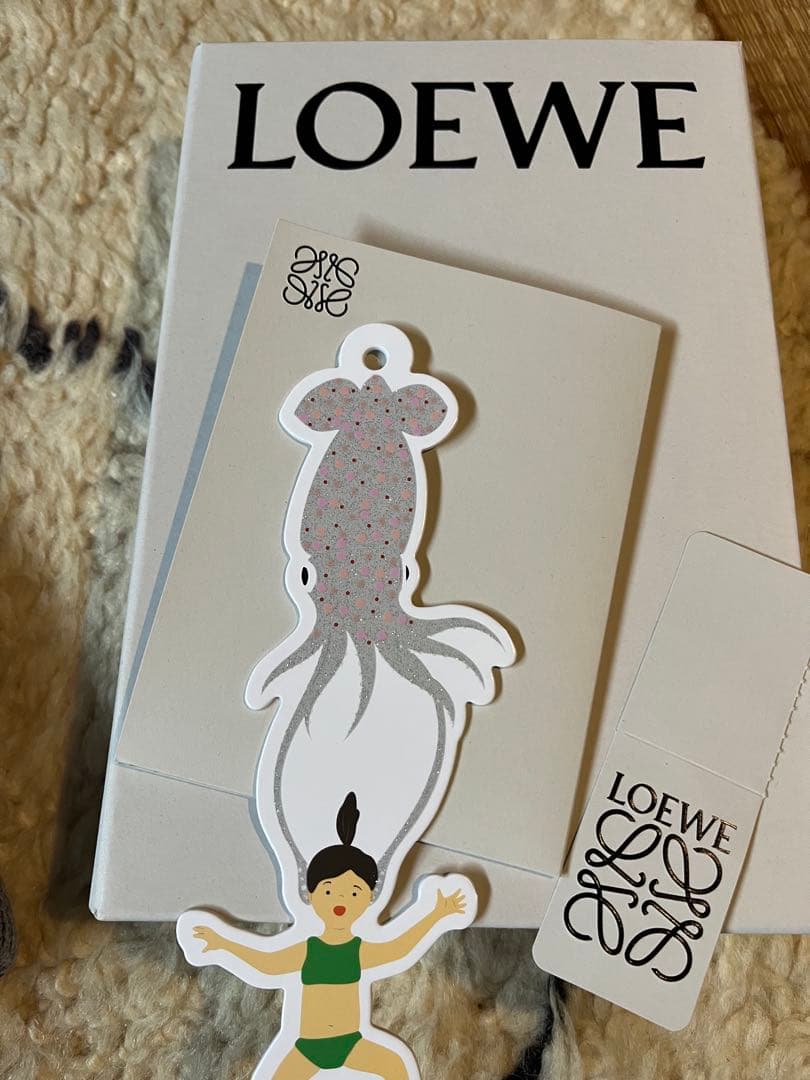 LOEWE グレー ニット帽
