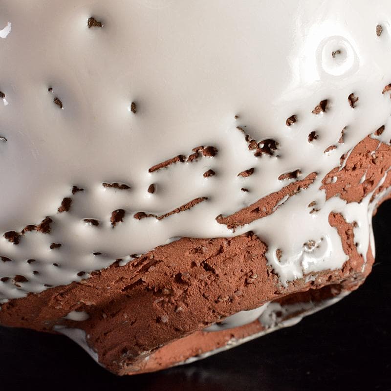 萩焼　十世　坂高麗左衛門作　白萩茶碗　銘「山里」　淡々斎極め箱　M　R6049