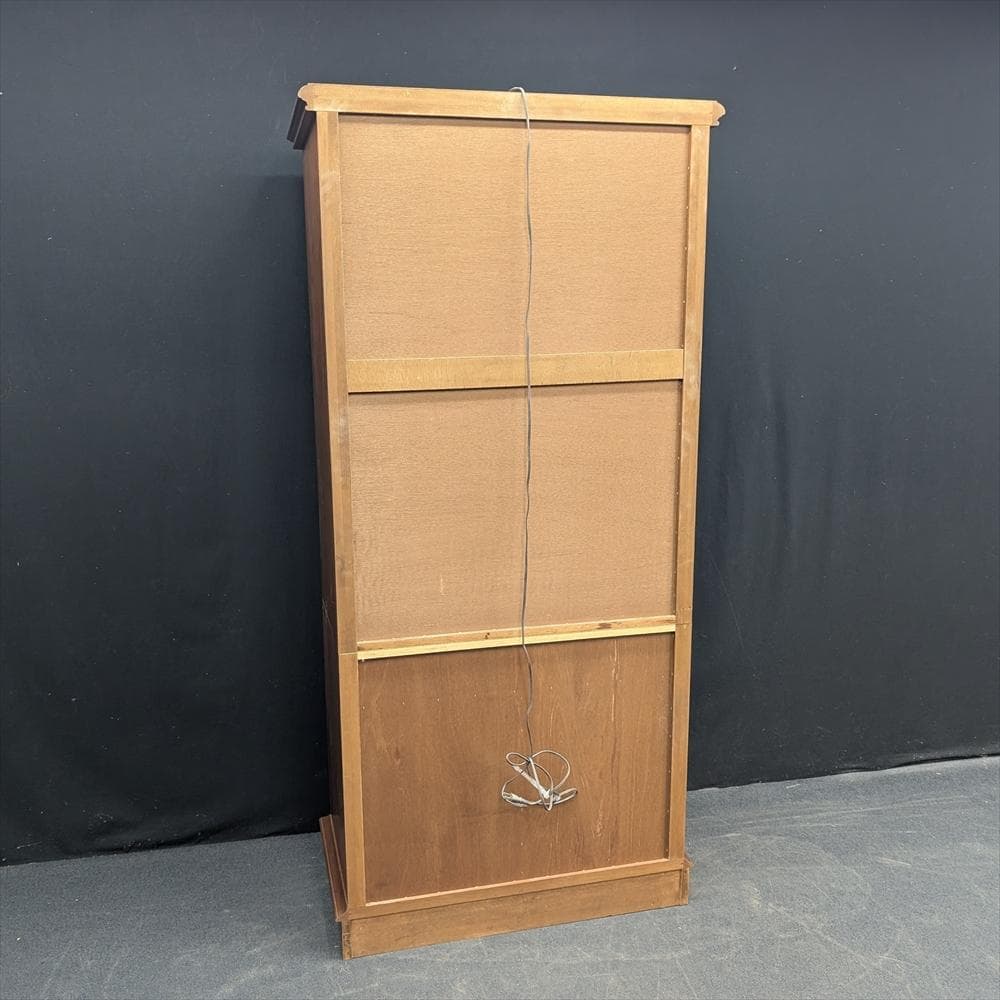 リンホーリン　照明付き　飾り棚　キャビネット　キュリオケース　コレクションケース