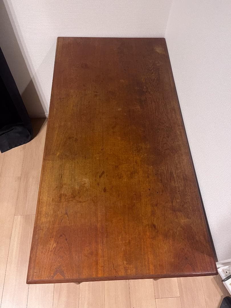 北欧ヴィンテージ　デンマーク【中古】デスク チーク