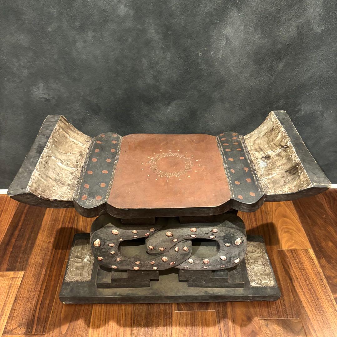 プリミティブなスツール 民族 ヴィンテージ ミッドセンチュリー