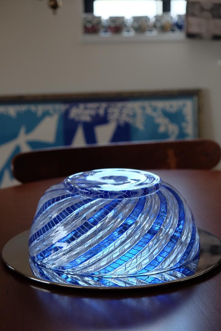 ベネチアンガラス レースガラス 検/舩木倭帆/藤田喬平/倉敷ガラス/ワイングラス