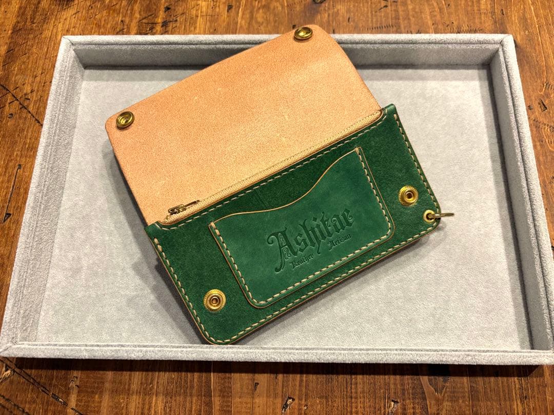 トラッカーウォレット　TW03-G グリーン　緑　財布　長財布