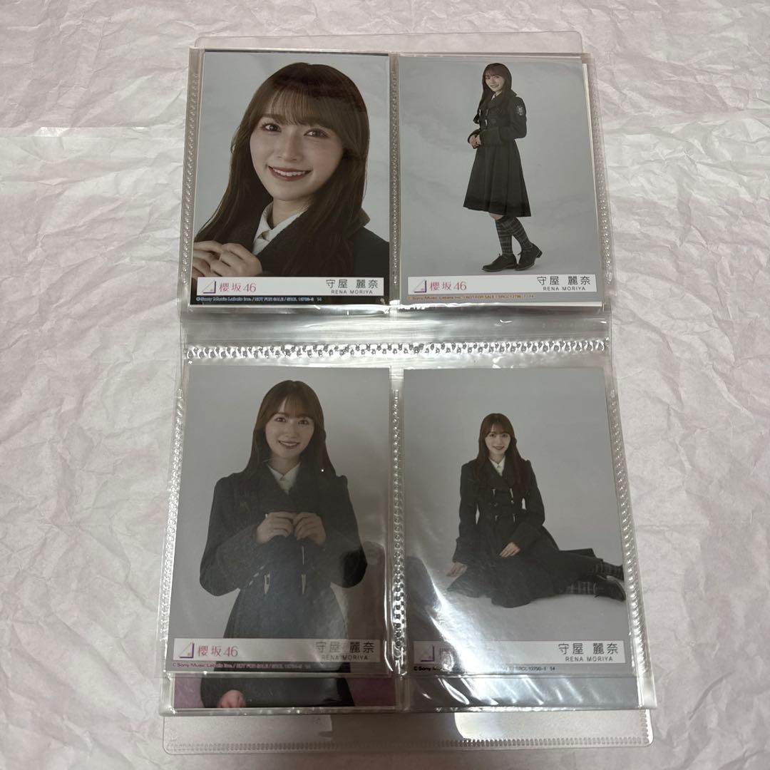 櫻坂46 守屋麗奈 封入 生写真 全種 コンプ HMV コンプ 自業自得 特典◯