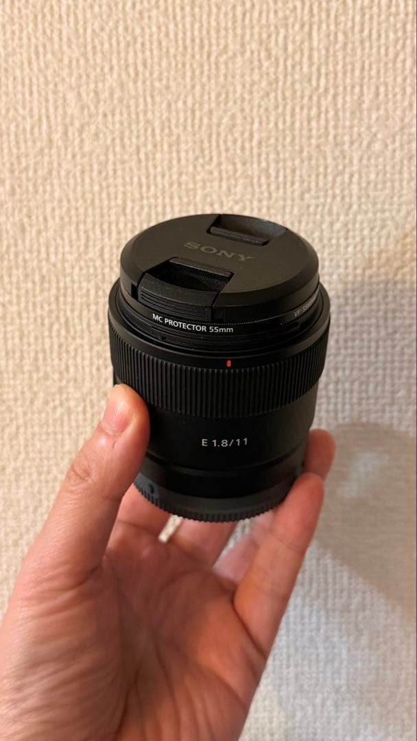 【美品】SONY E 11mm F1.8【保護フィルター付き】SEL11F18
