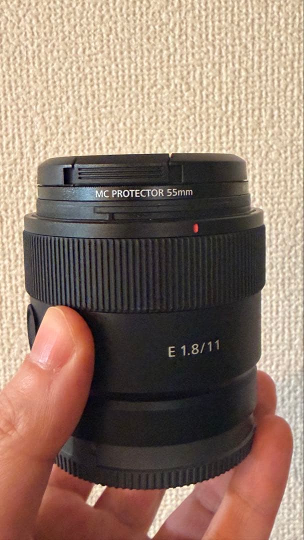 【美品】SONY E 11mm F1.8【保護フィルター付き】SEL11F18