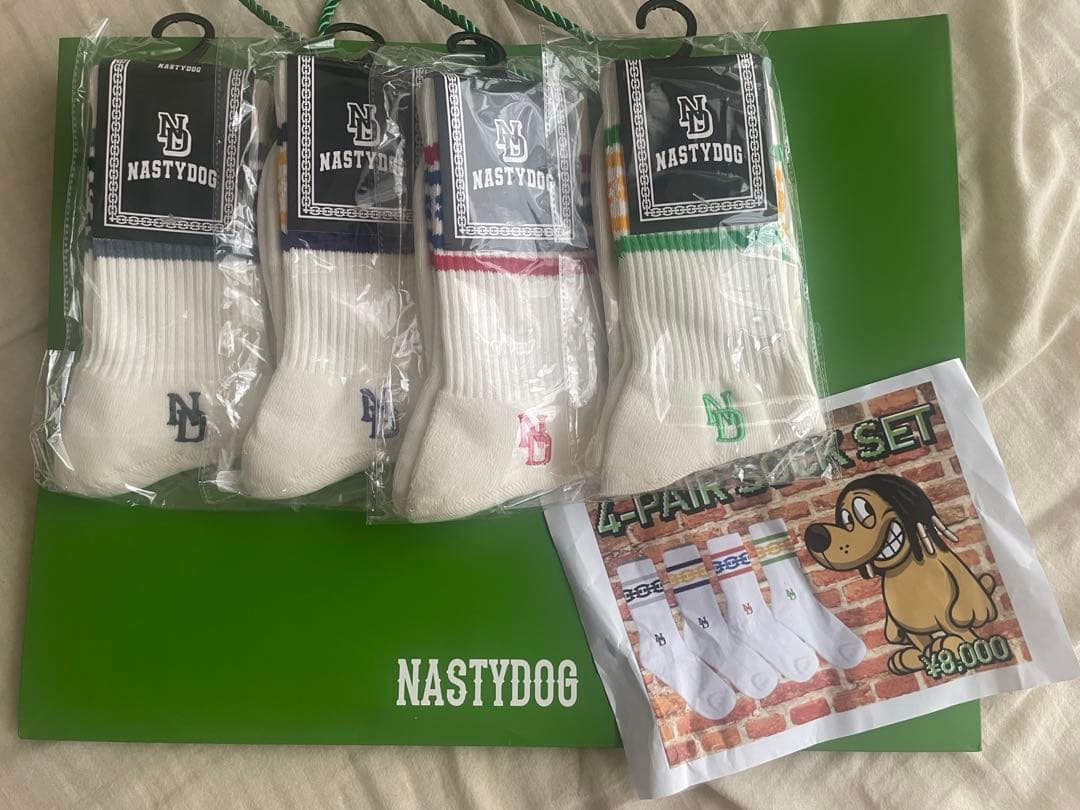 【新品】ナスティードックNastyDog 靴下 25-27cm【単品可】