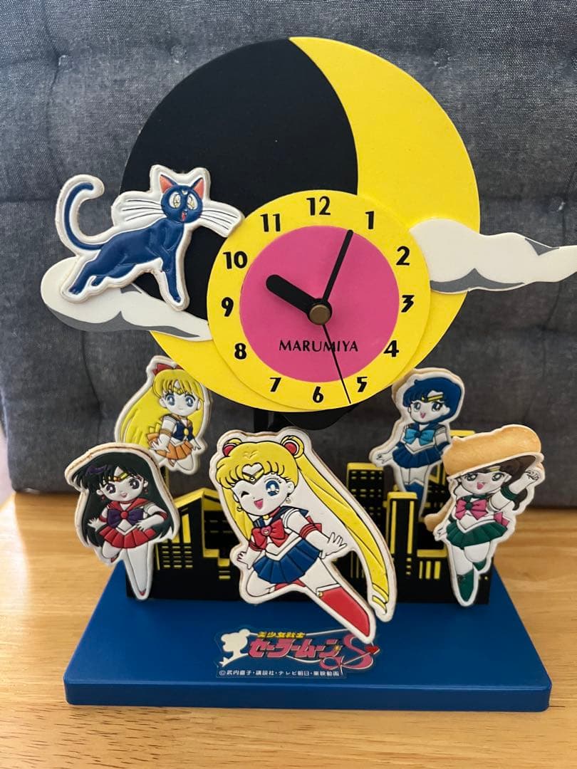 【非売品】丸美屋　セーラームーンS　ムービングクロック　時計　振り子時計