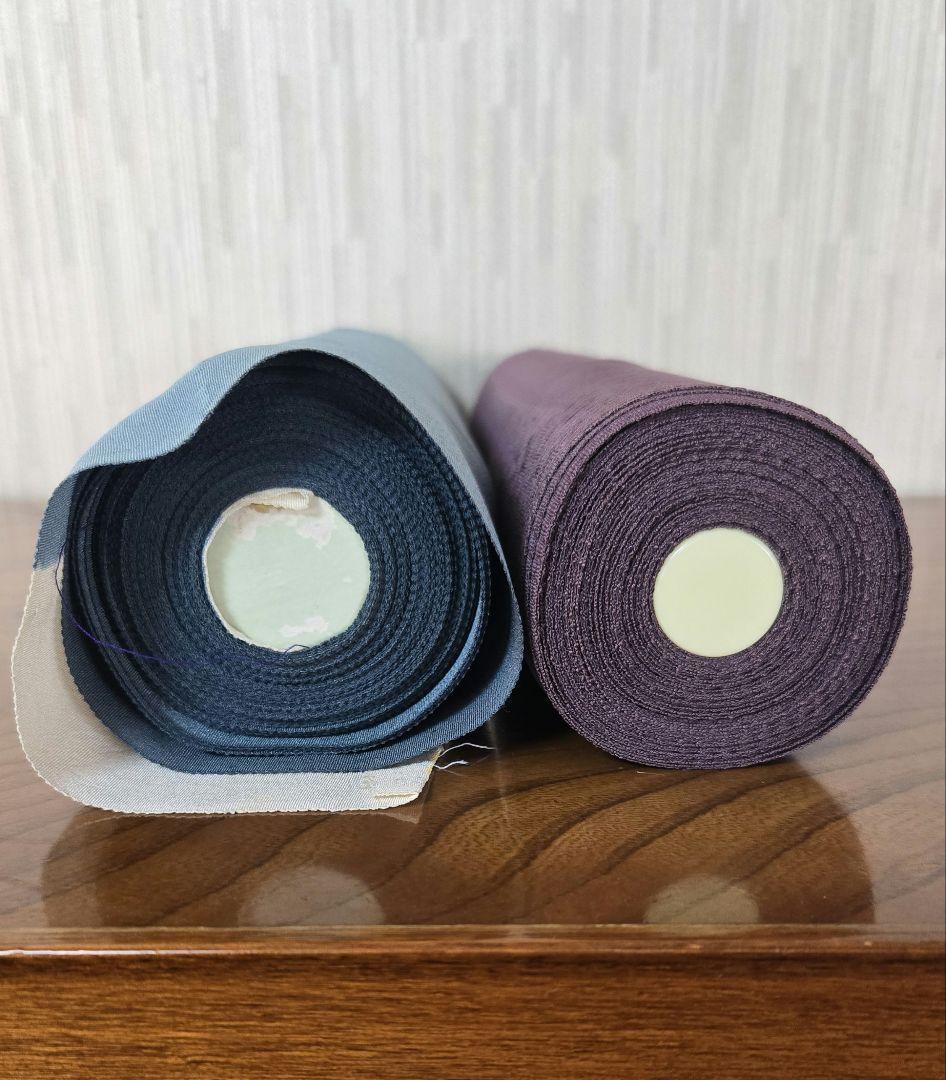 人間国宝　六谷梅軒　桐菊文様　小紋　着物　浜ちりめん　まるまん光彩