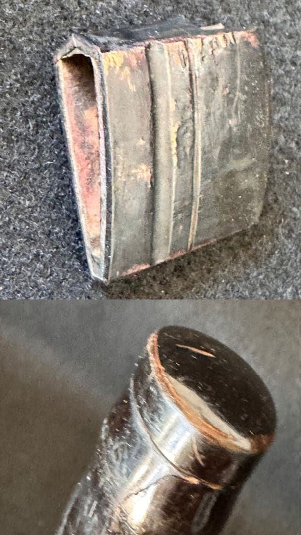 脇差時代拵え　残欠刃引合法カット品　【相州住正廣】銘　本歌　長さ約49cm C