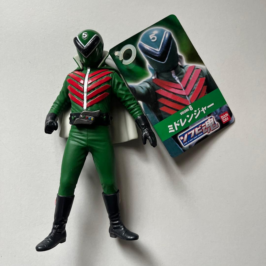 ソフビ魂　秘密戦隊ゴレンジャーフィギュア 5体セット