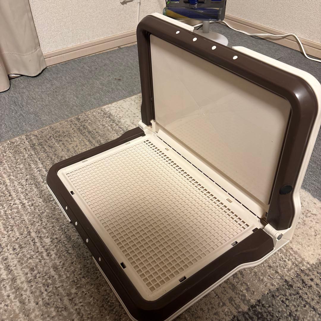 ペティオ トイレのしつけが出来るドッグサークル レギュラー 白 屋根付き