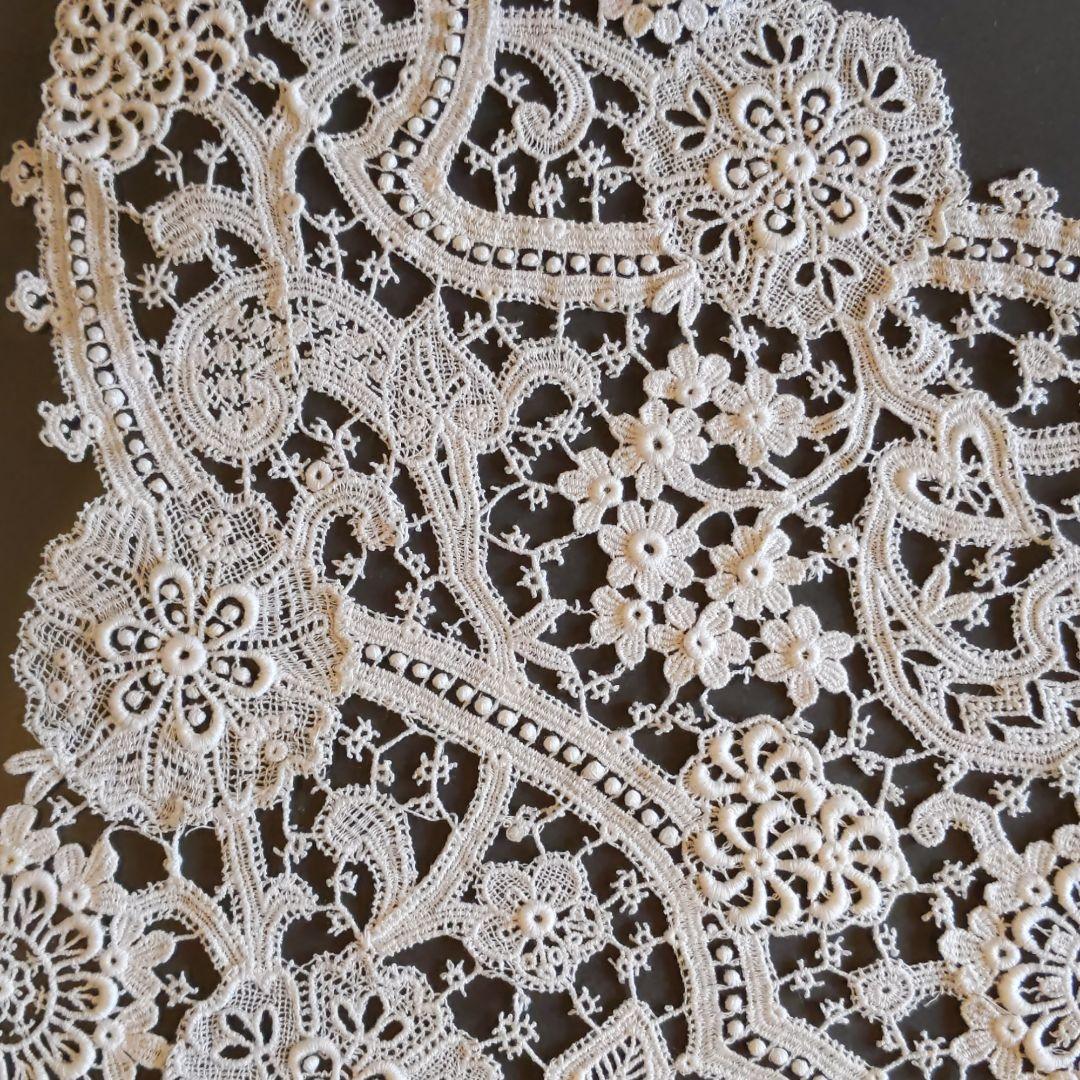 アンティークレース　襟