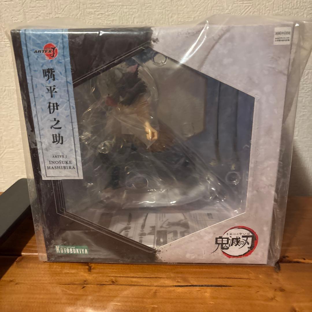 ARTFX J 鬼滅の刃　煉獄、炭治郎、伊之助　善逸　顔替パーツ付き　4体セット