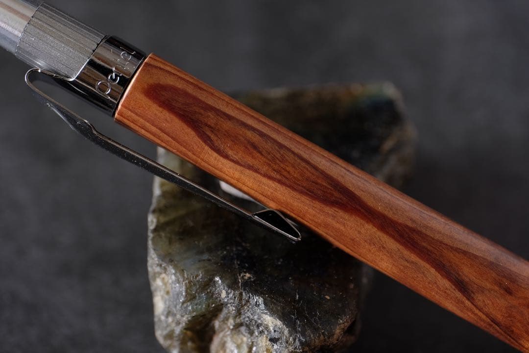 PG5木軸カスタム0196　高村杢工房 製図用シャープペンシル　魚梁瀬杉油杢