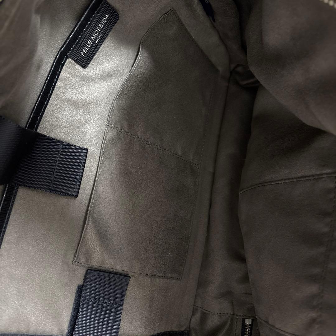 pelle morbida リュック　ブリーフケース　サフィアーノレザー