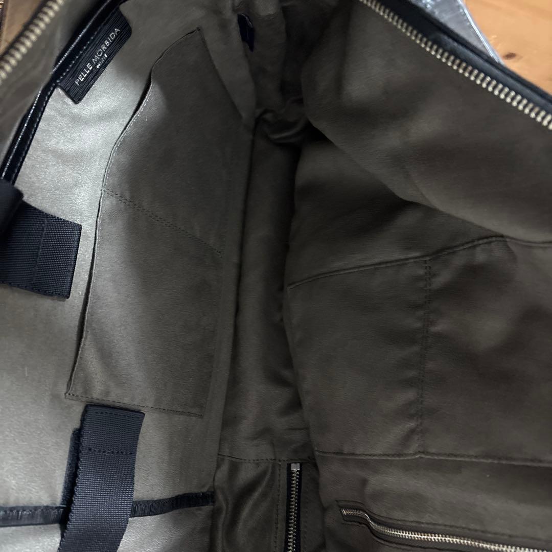 pelle morbida リュック　ブリーフケース　サフィアーノレザー