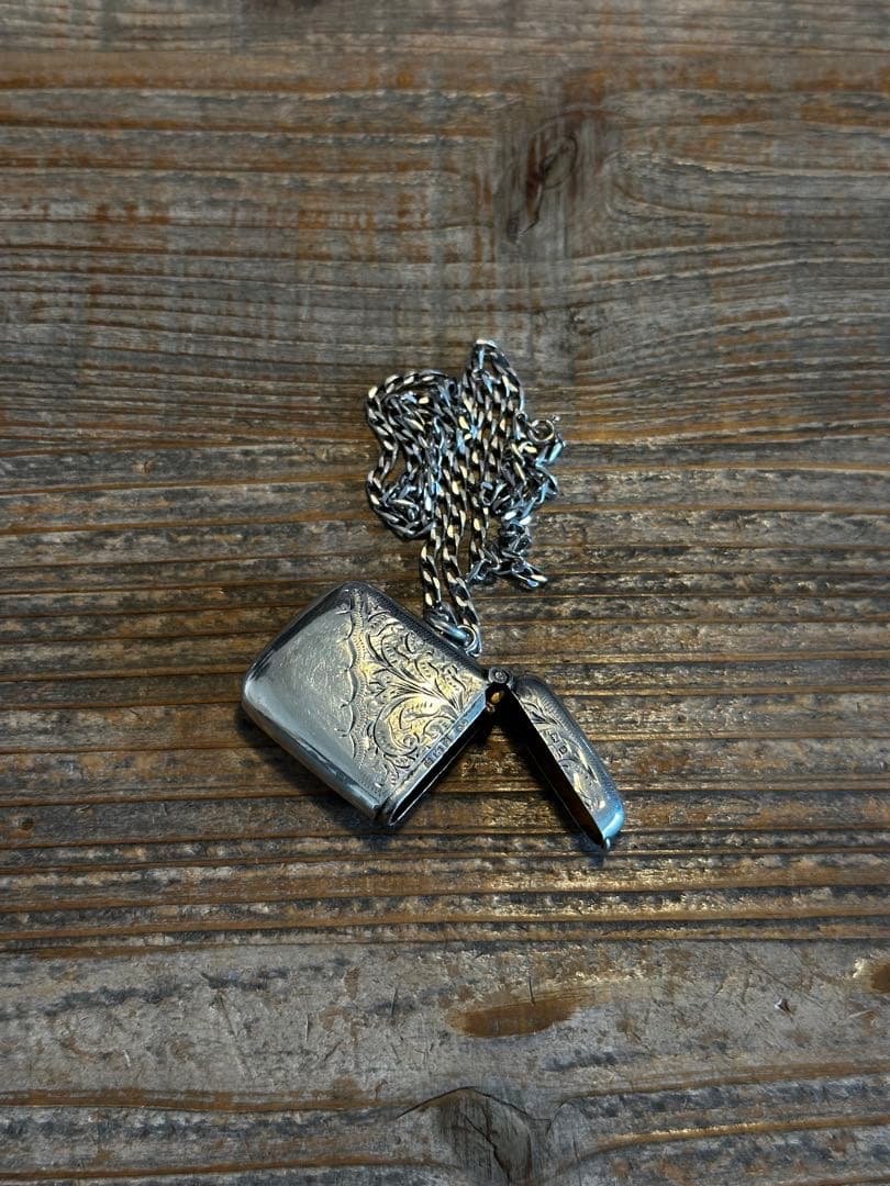 英国アンティーク ヴェスタケース スターリングシルバー