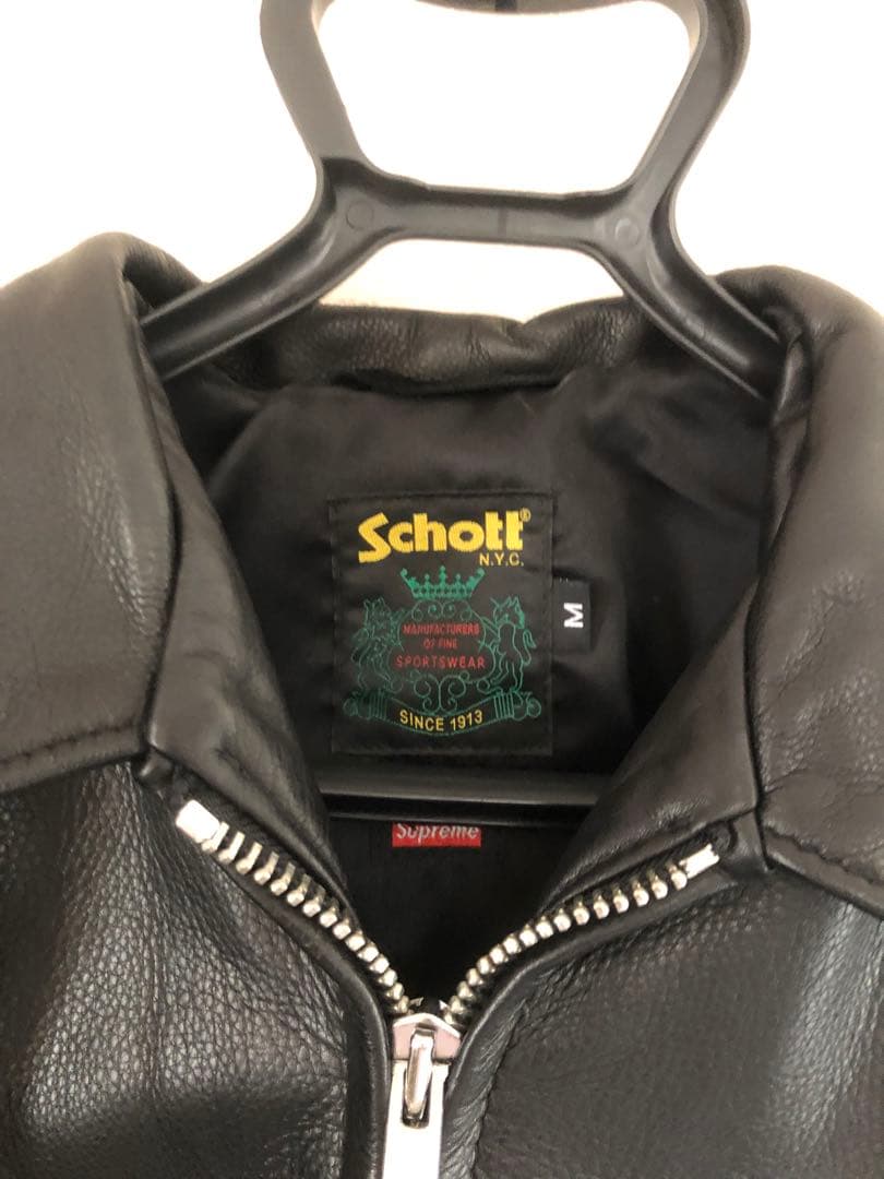 supreme schott ライダースジャケット