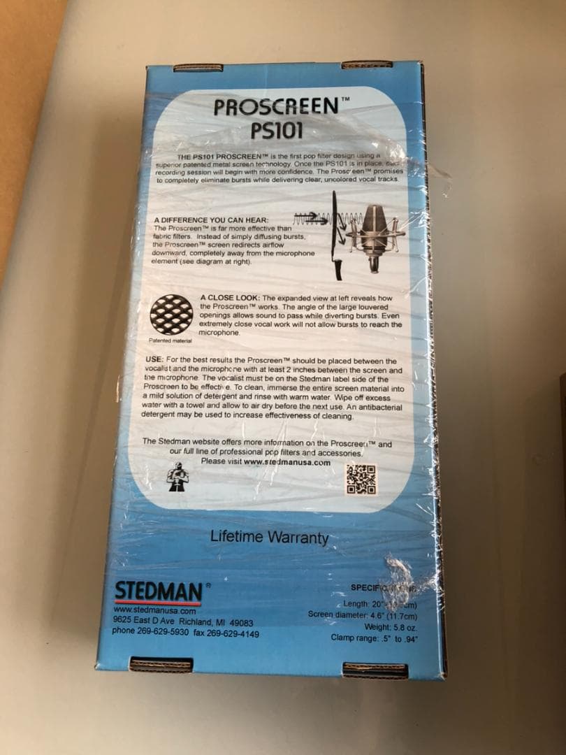 STEDMAN ステッドマン PROSCREEN 101 ポッピングガード