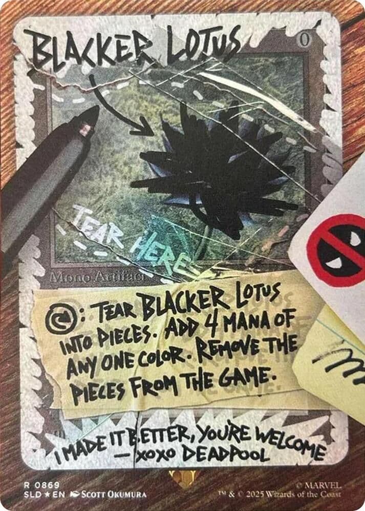 MTG Blacker Lotus foil　シークレットレイヤー