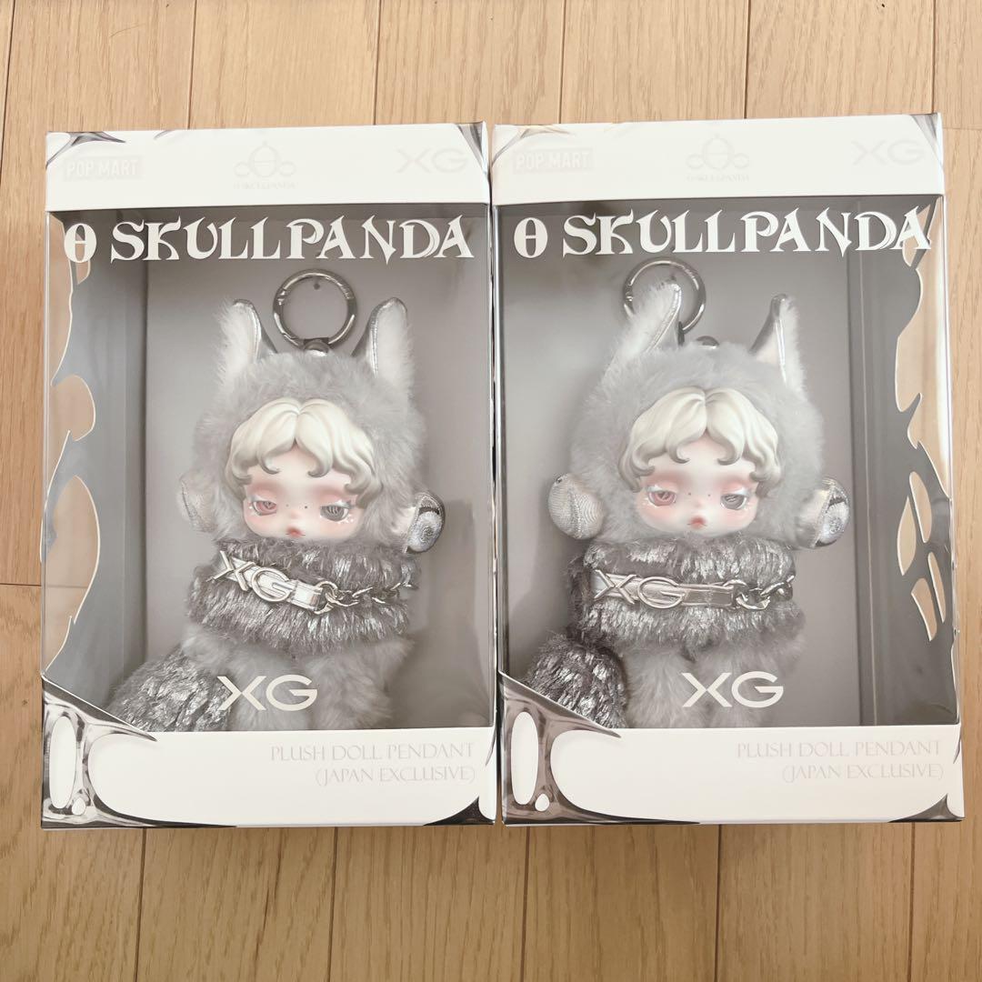 当日発送　SKULLPANDA XG グレー フィギュア 2体セット