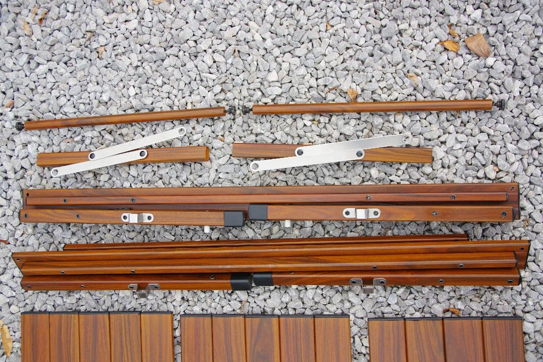 【美品】アルミバーナーテーブル (ブルックリンワークス)