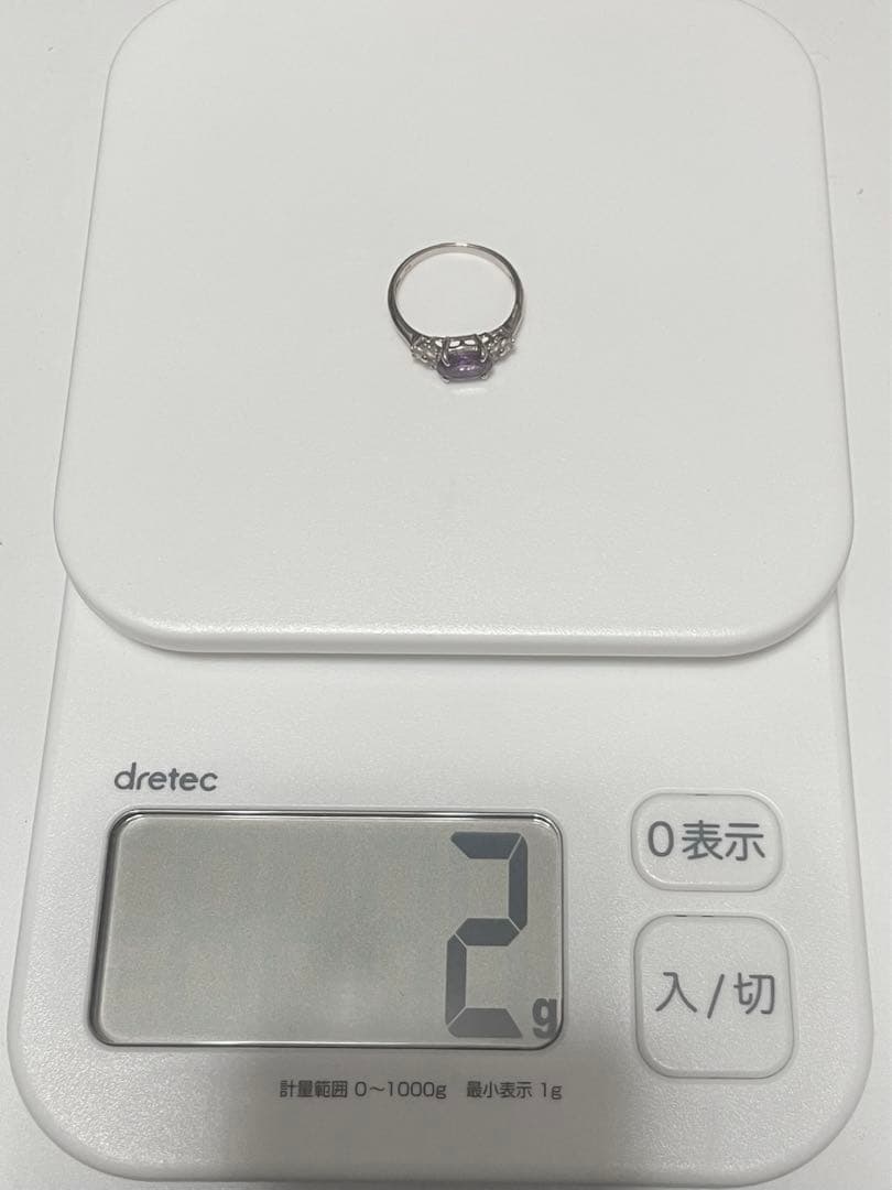 【3日間限定お値下げ】K10ピンクゴールドアメシストリング