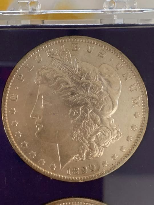 米国モーガンダラー　1ドル銀貨の5枚セット