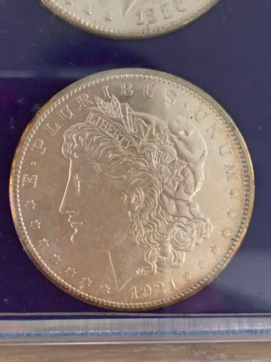 米国モーガンダラー　1ドル銀貨の5枚セット