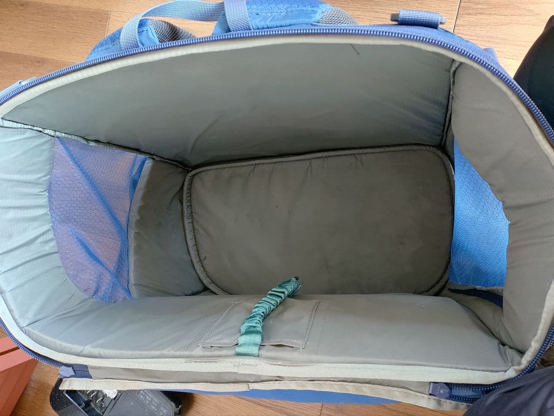 mont-bell 中型犬用キャリーバッグ 青　前期モデル　Lサイズ