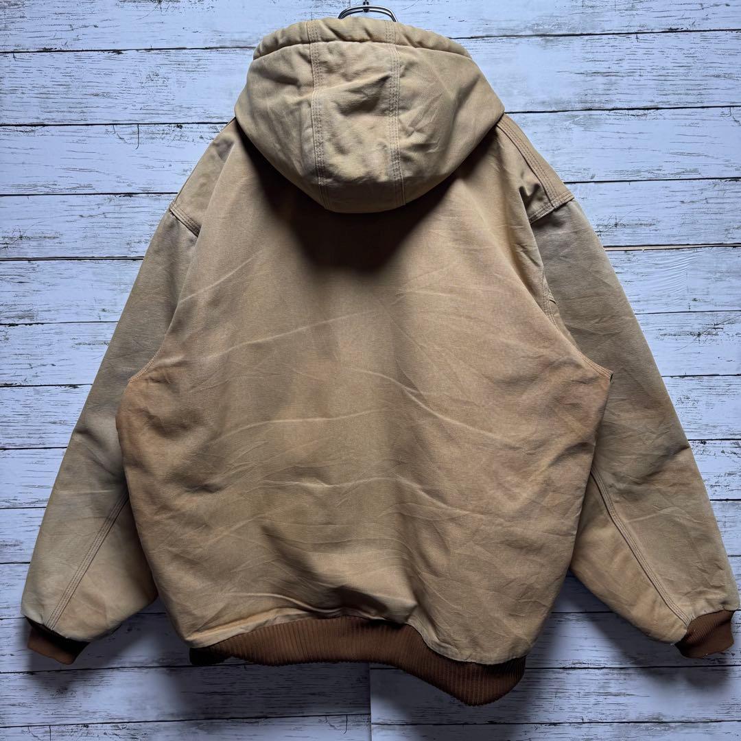 823【希少なXL】カーハート　中綿キルティング　ダック　アクティブジャケット