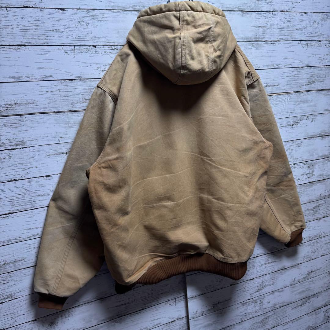 823【希少なXL】カーハート　中綿キルティング　ダック　アクティブジャケット