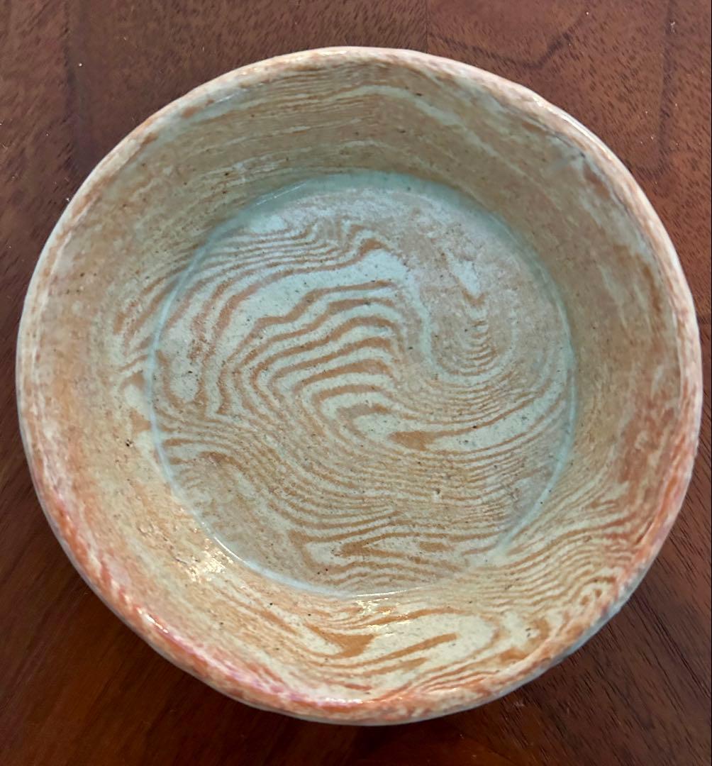 楽旦入　木皿風天塩皿5枚 共箱あり