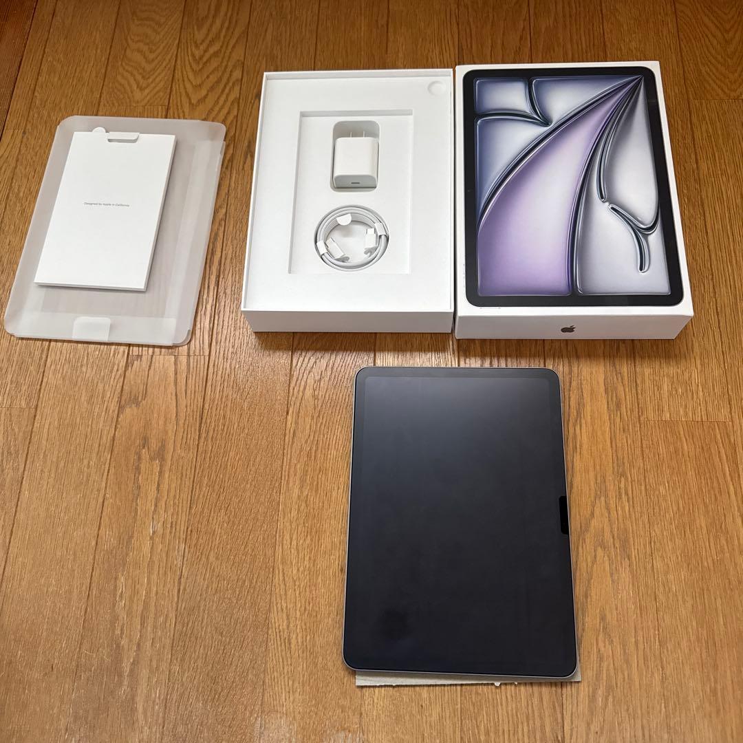 Apple 11インチiPad Air (M2)128GB本体スペースグレイ