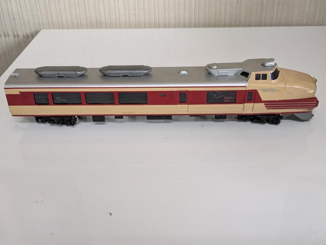 Y【ジャンク品】鉄道模型　485系形？ 特急列車 部品取り 欠品あり S