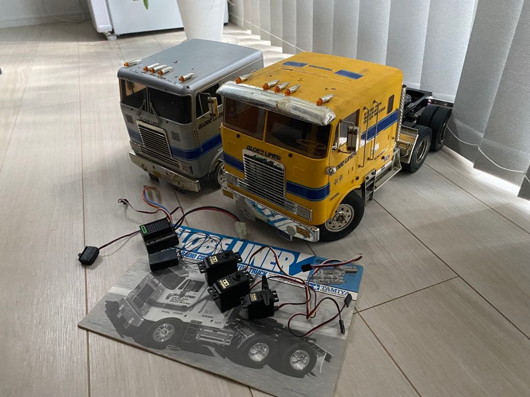 タミヤRC1/14 グローブライナーフラットヘッド6×4 3速ギアボックス搭載