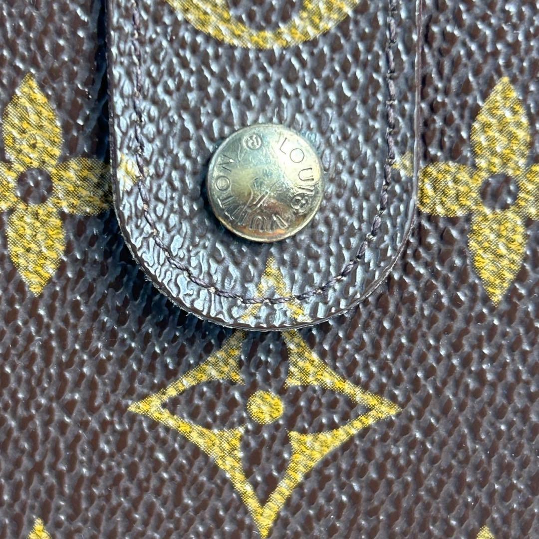 【美品】✅メンテ済み　ルイヴィトン　モノグラム　 ポルトパピエ　二つ折り財布