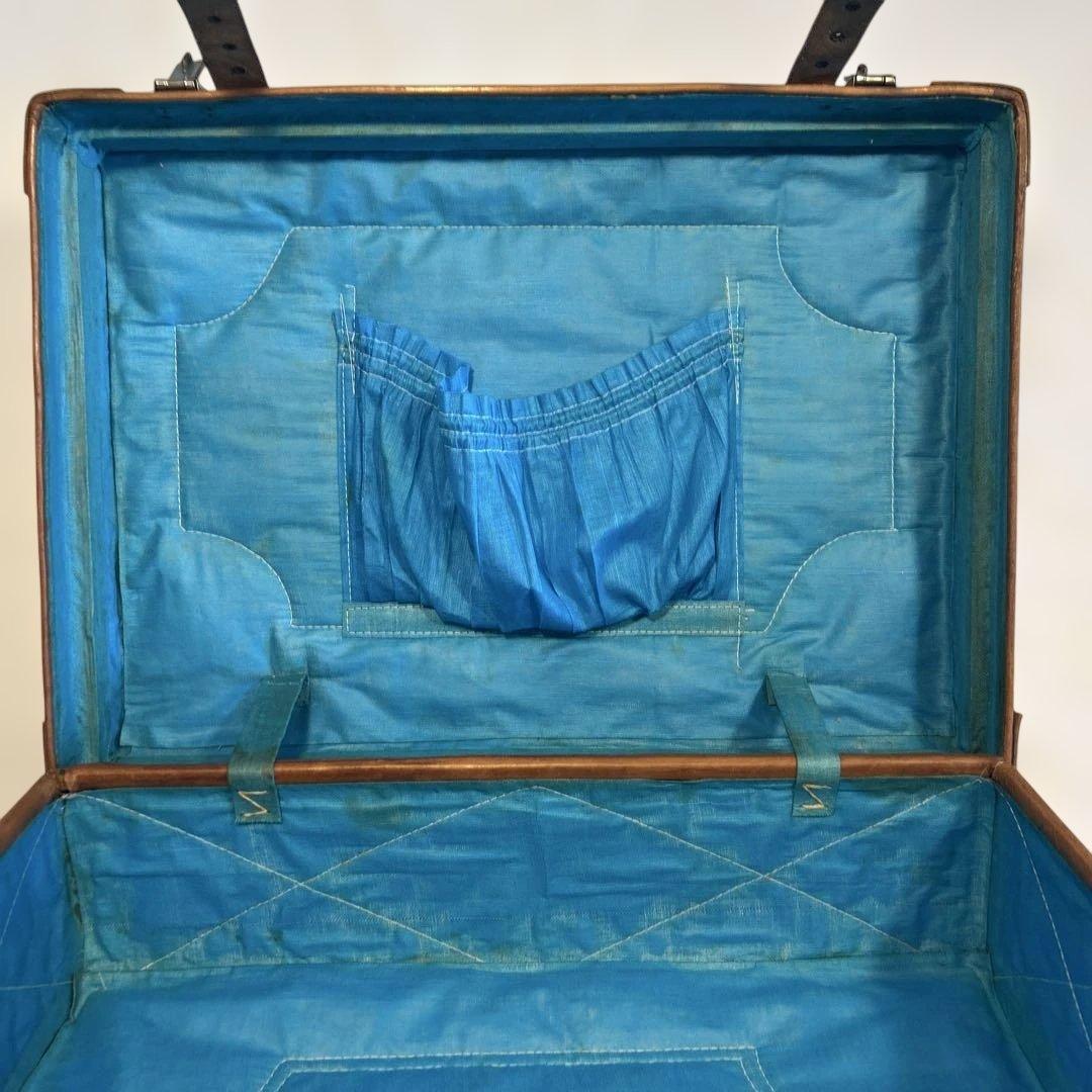 本革　レトロ　バッグ　キャリーケース