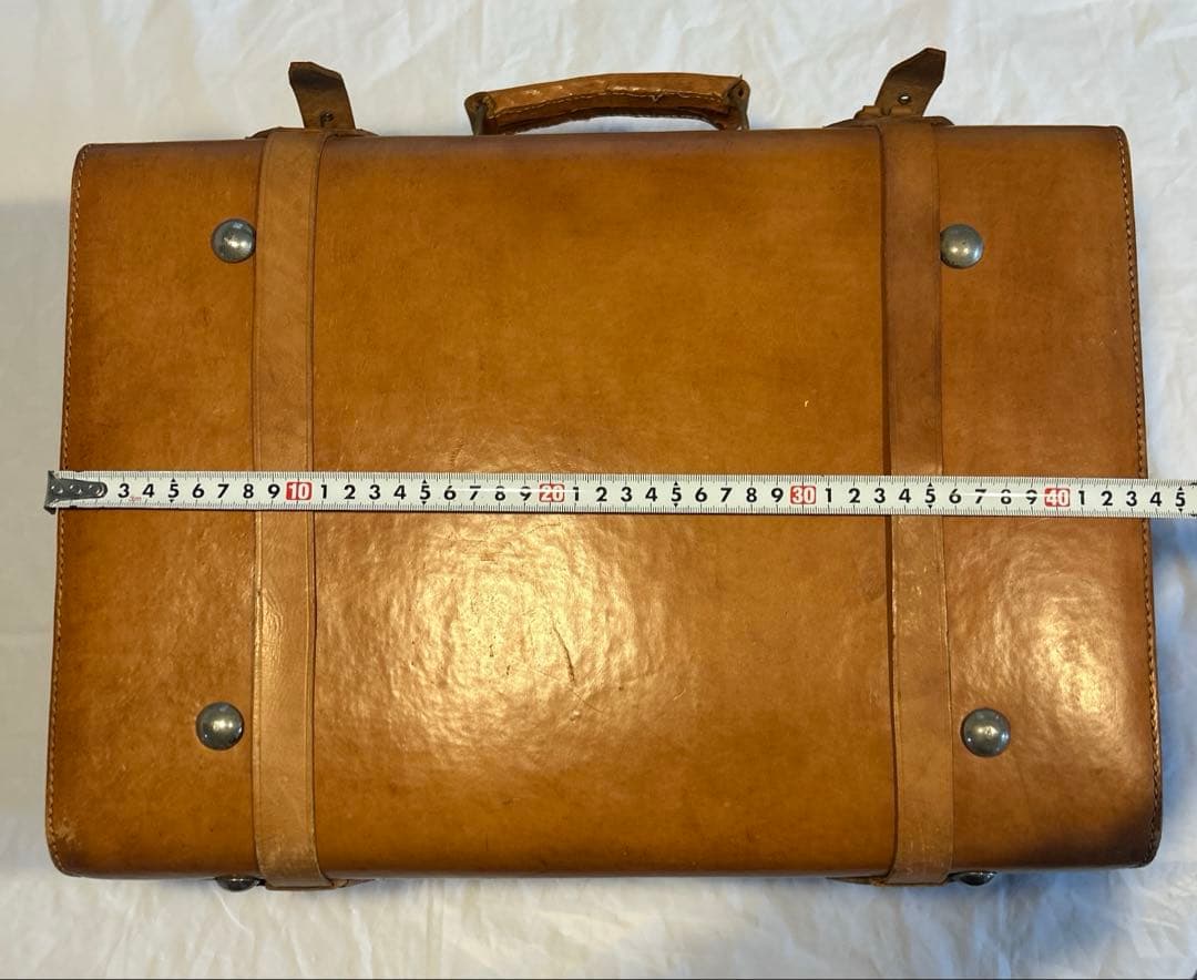 本革　レトロ　バッグ　キャリーケース