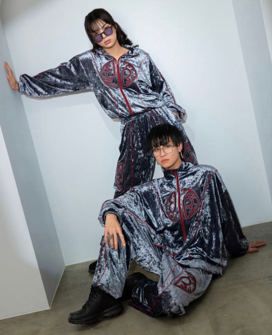 な*お様 龍宮城 dpジャージ Velour Track Jacket&Pant