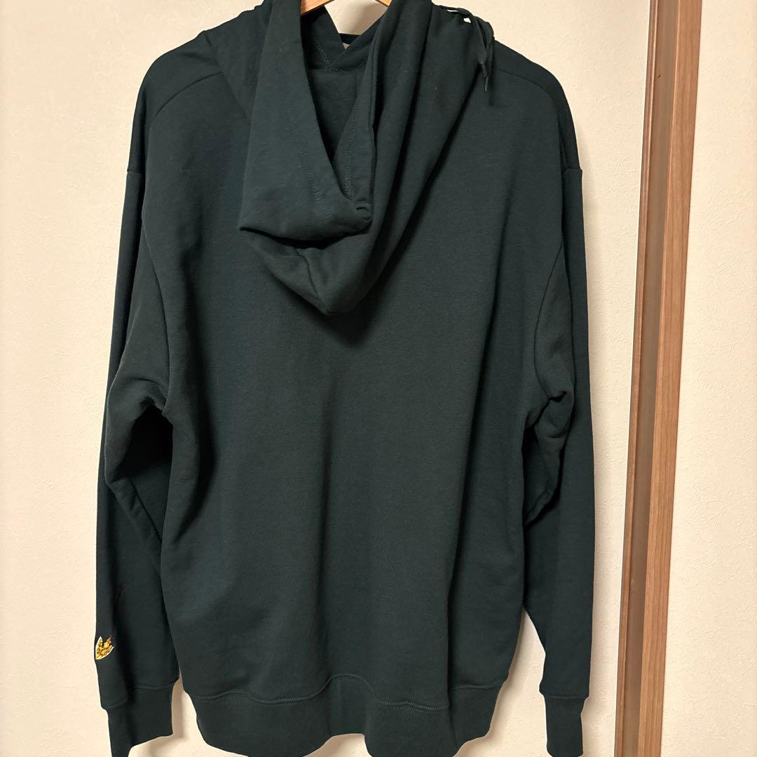 【新品】L☆ジョジョ黄金の風×グラニフ☆ルーズフィット・パーカー(緑)☆JOJO