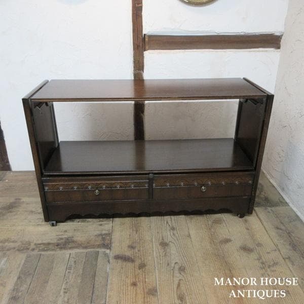 イギリス アンティーク 家具 キッチンワゴン トロリー 引き出し付き 6005e