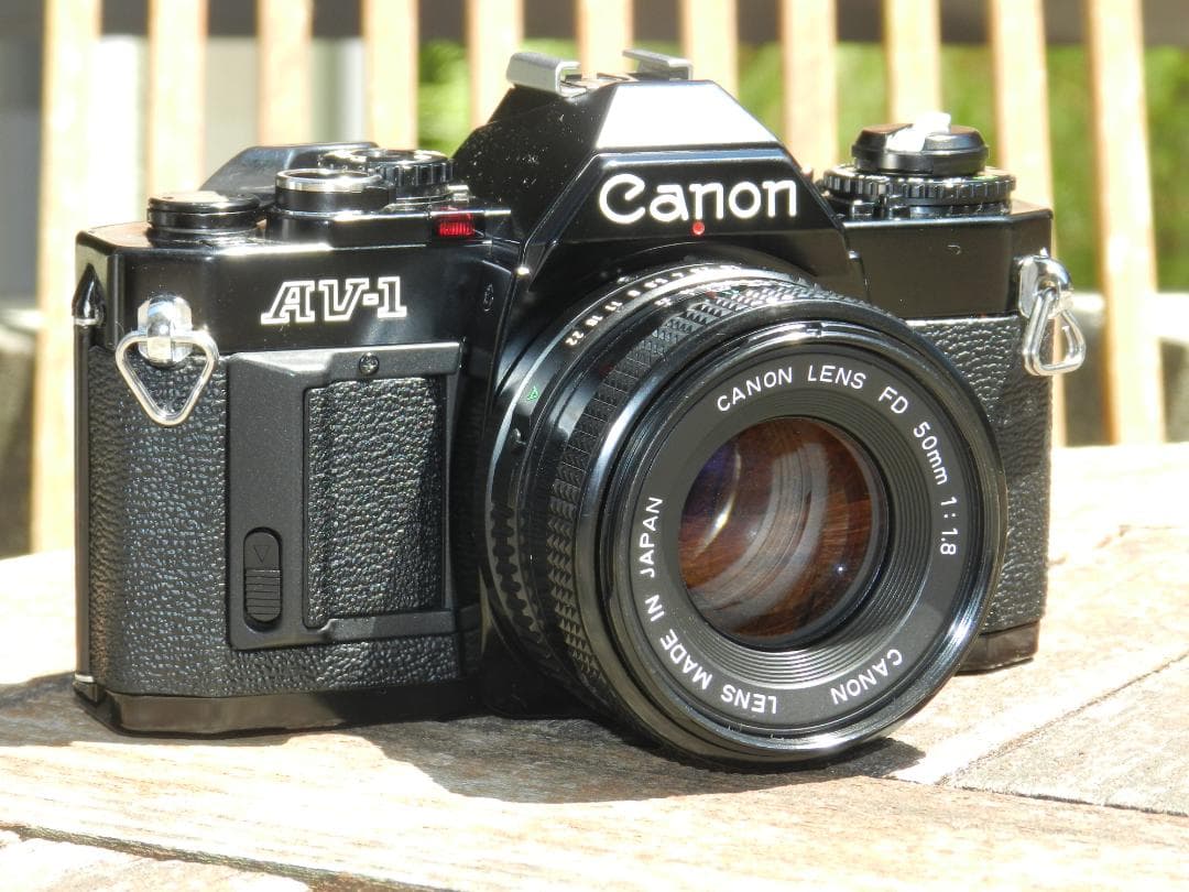 美品　完動品　CANON AV-1 NEW FD 50 1.8