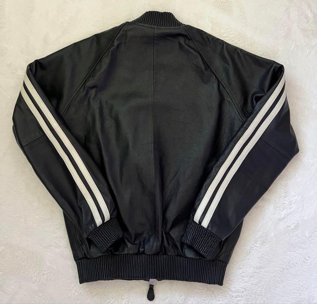 美品　AVIREX ラムレザー トラックジャケット