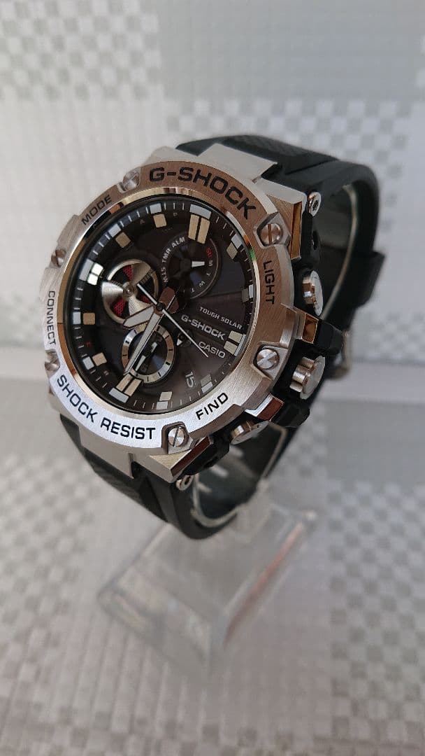 T*3様 G-SHOCK G-STEEL GST-B100-1AJF 美中古品。