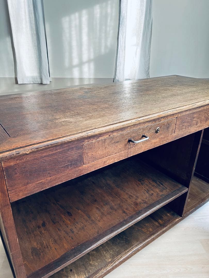 フランスアンティーク 家具 ショップカウンター アトリエ 作業台
