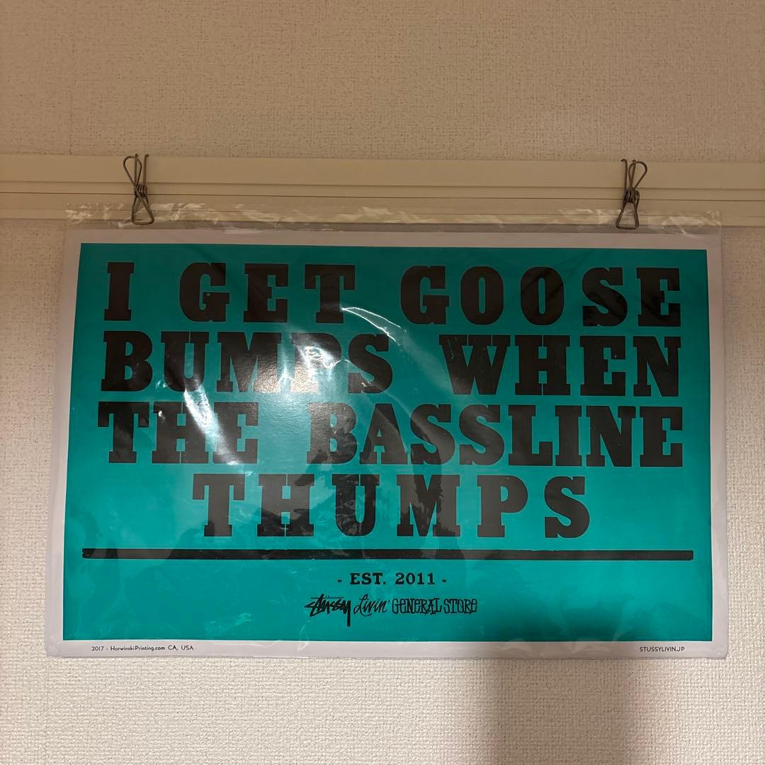 STUSSY LivinGS Letterpress レタープレスポスター