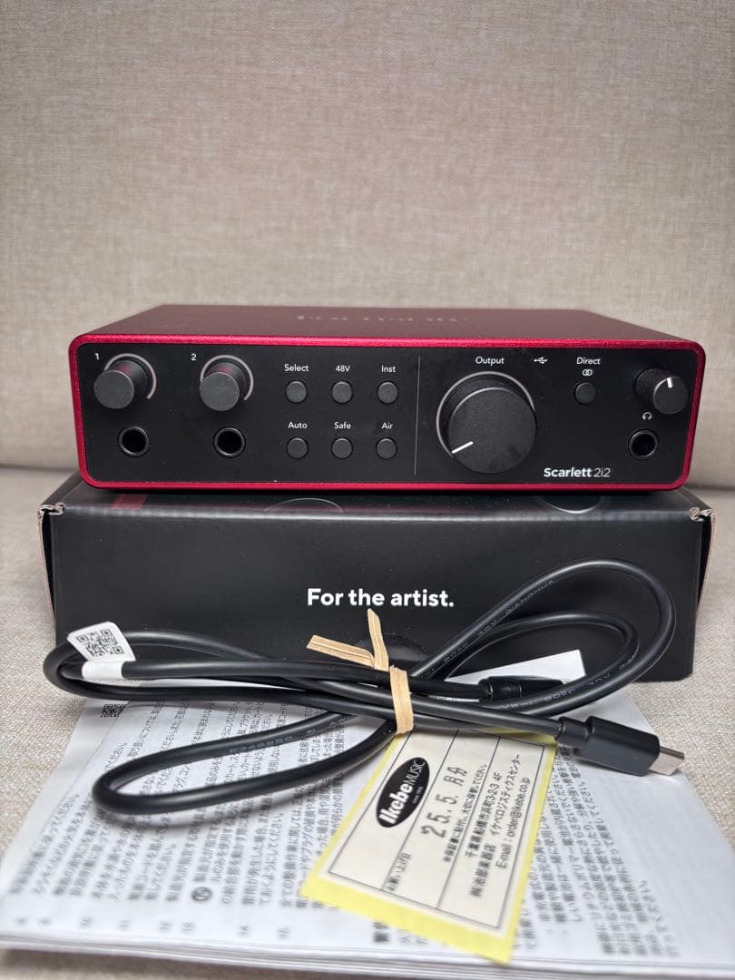 DTM・DAW Focusrite Scarlett 2i2 4th gen